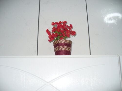 Arranjo Floral em Vaso de Sisal
