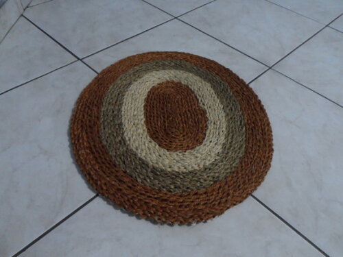Capacho de Sisal com Antiderrapante
