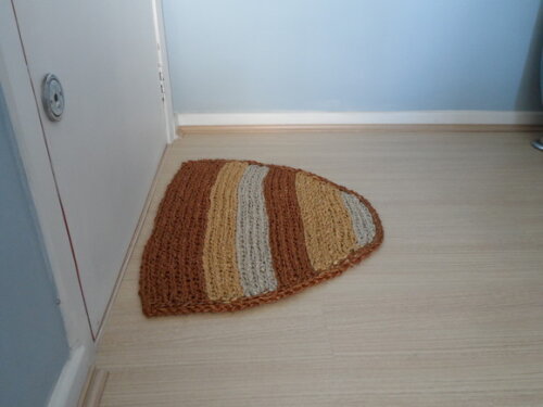 Capacho de Sisal com Antiderrapante