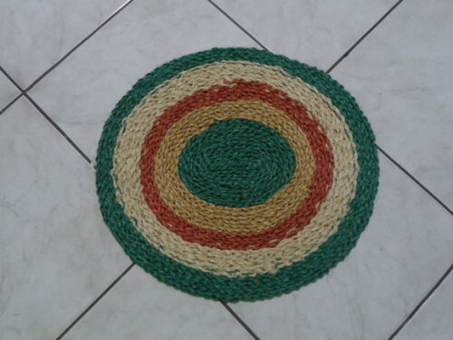 Capacho de Sisal com Antiderrapante