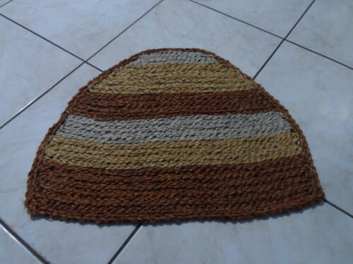 Capacho de Sisal com Antiderrapante