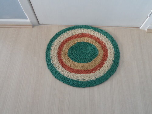 Capacho de Sisal com Antiderrapante