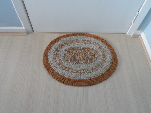 Capacho de Sisal com Antiderrapante