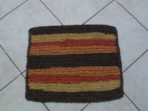 Capacho de Sisal com Antiderrapante