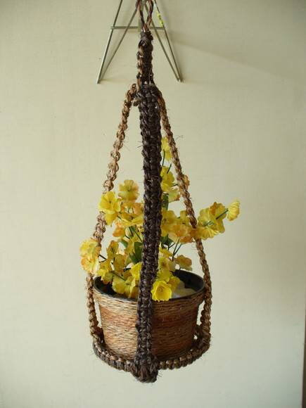 Suporte de Sisal para Vaso