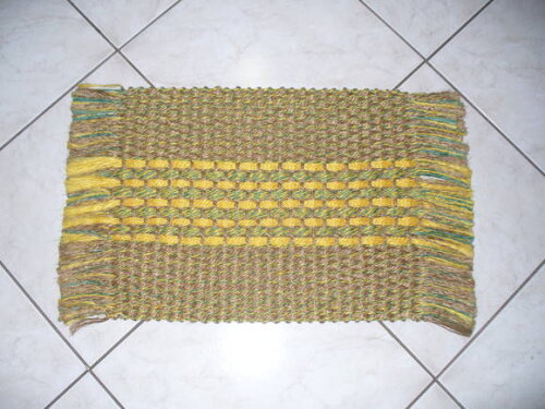 Tapete de Sisal com Antiderrapante