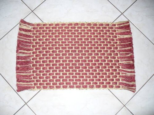 Tapete de Sisal com Antiderrapante