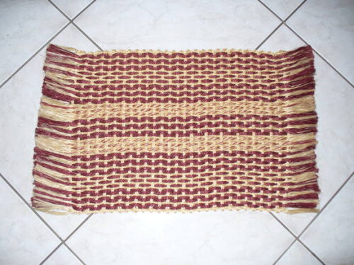 Tapete de Sisal com Antiderrapante