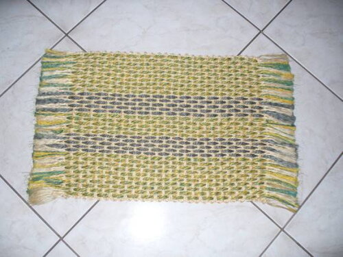 Tapete de Sisal com Antiderrapante