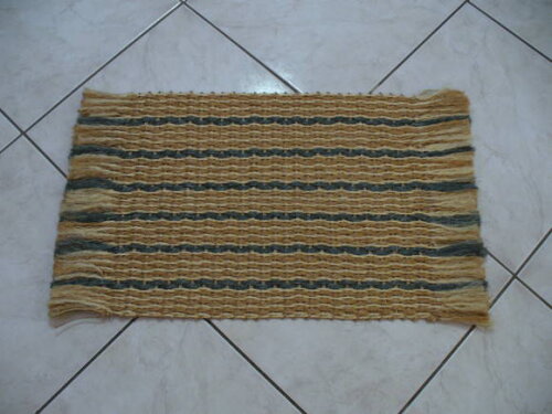 Tapete de Sisal com Antiderrapante