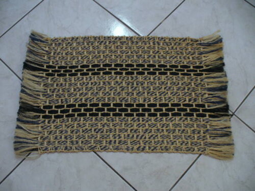Tapete de Sisal com Antiderrapante