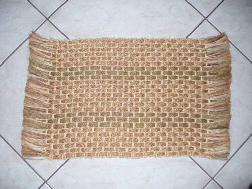 Tapete de Sisal com Antiderrapante
