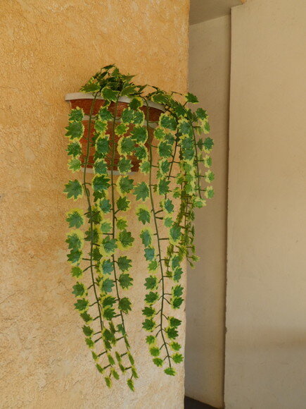 Vaso Parede Decorado com Sisal