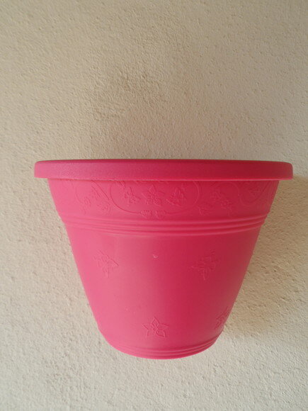 Vaso Parede Decorado com Sisal