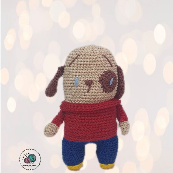 cachorrinho doug amigurumi