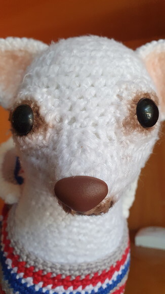 chihuahua de amigurumi