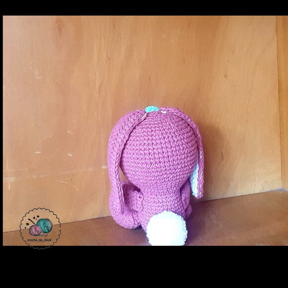 coelha melvina e coelho melvin (cada) amigurumi