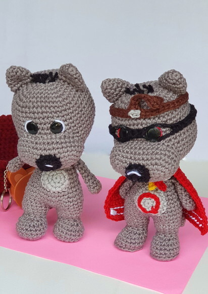 Costelinha e Cãodorna Amigurumi (cada Doug Funnie)