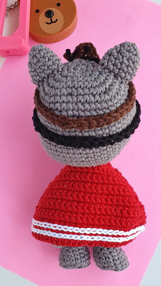 Costelinha e Cãodorna Amigurumi (cada Doug Funnie)