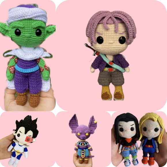 Dragon Ball Bichinhos de Croche