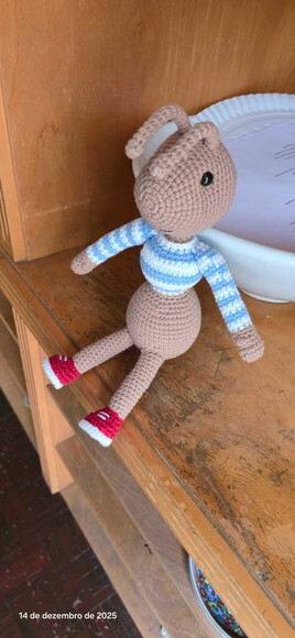 formiga russa amigurumi