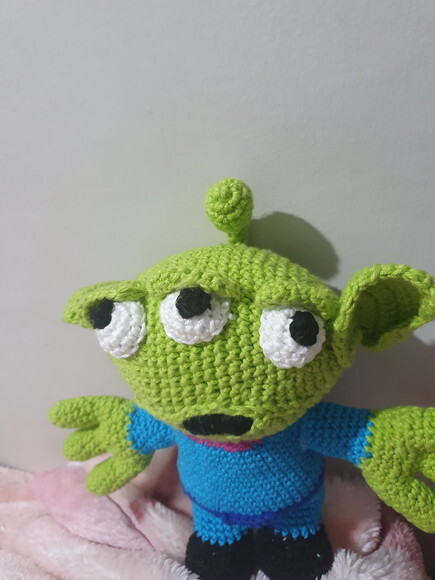 marciano do filme toy story amigurumi
