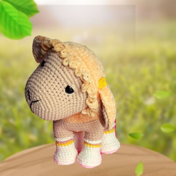 Ovelhinha Wee Amigurumi Bichinho de Croche