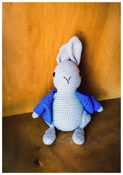 papai coelho popsom amigurumi