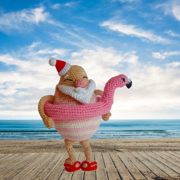 Papai Noel e Mamae Noel Bichinhos de Croche (cada)
