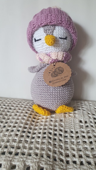 Pinguim Amigurumi