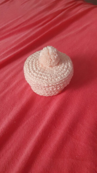 porta carinho amigurumi