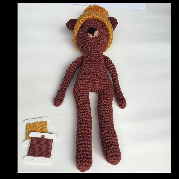 ursinho tony amigurumi