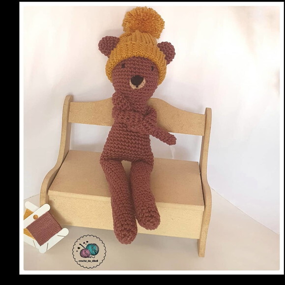 ursinho tony amigurumi