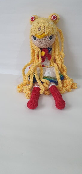 Boneca Sailoon Moon Eternal Amigurumi