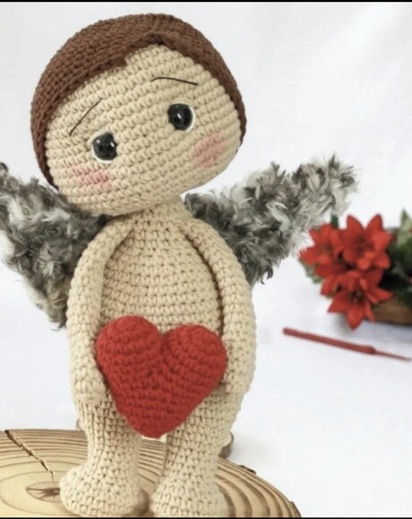 Boneco Amar É Amigurumi