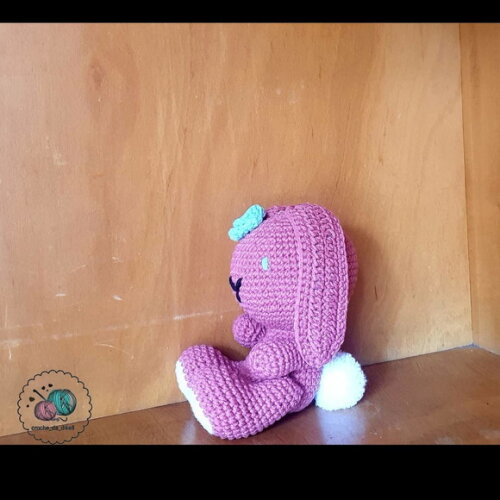 coelha melvina e coelho melvin (cada) amigurumi