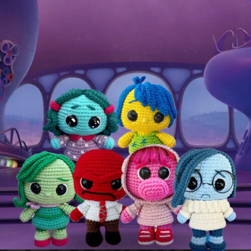 Divertidamente em Amigurumi (cada)
