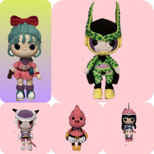 Dragon Ball Bichinhos de Croche