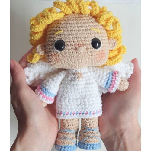 Enfeite Presépio de Natal 4 Peças Amigurumi
