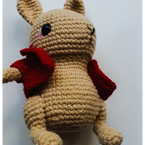 filhinho coelho popsom amigurumi