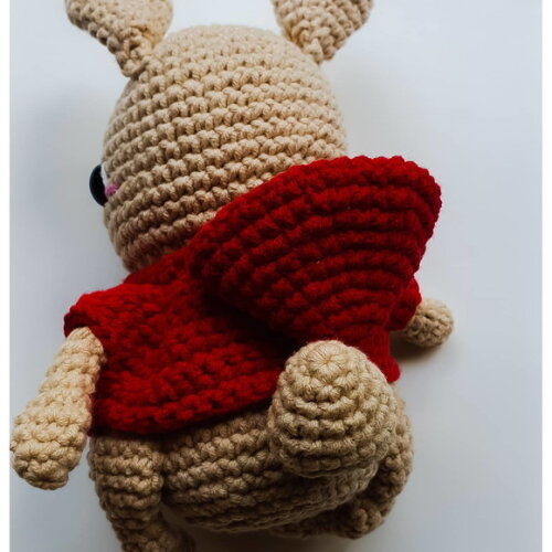 filhinho coelho popsom amigurumi