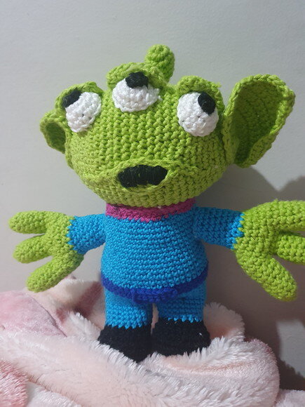 marciano do filme toy story amigurumi