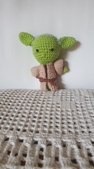 mestre yoda amigurumi