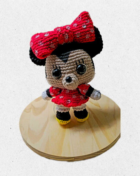 Mickey e Minnie em Amigurumi (cada)