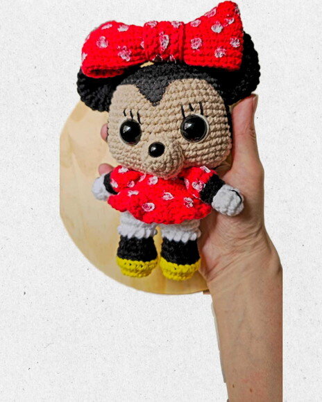 Mickey e Minnie em Amigurumi (cada)