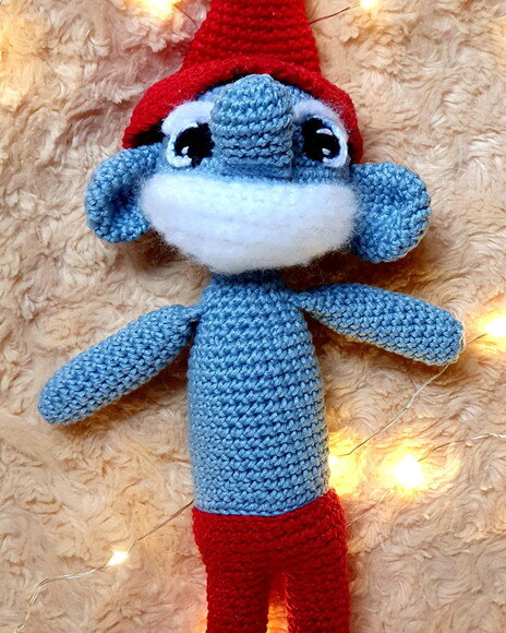papai smurf amigurumi