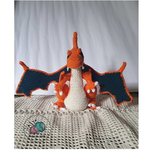 Pokemon Mega Charizard Amigurumi