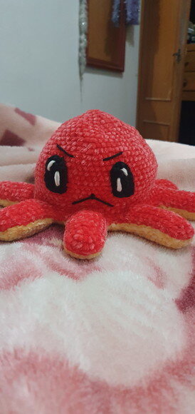polvo do humor amigurumi