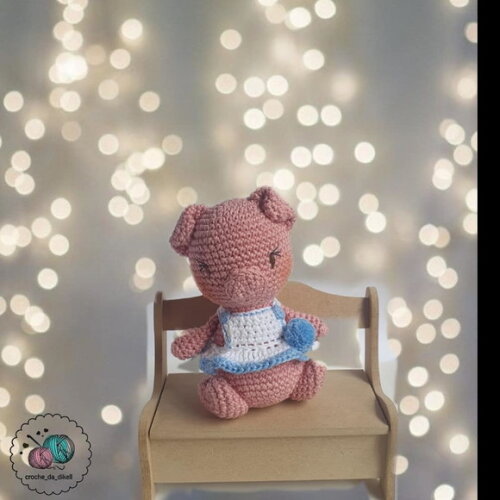 porquinha nice amigurumi