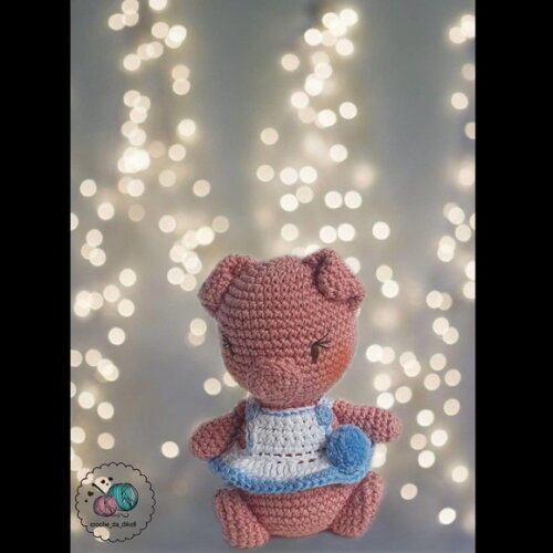 porquinha nice amigurumi